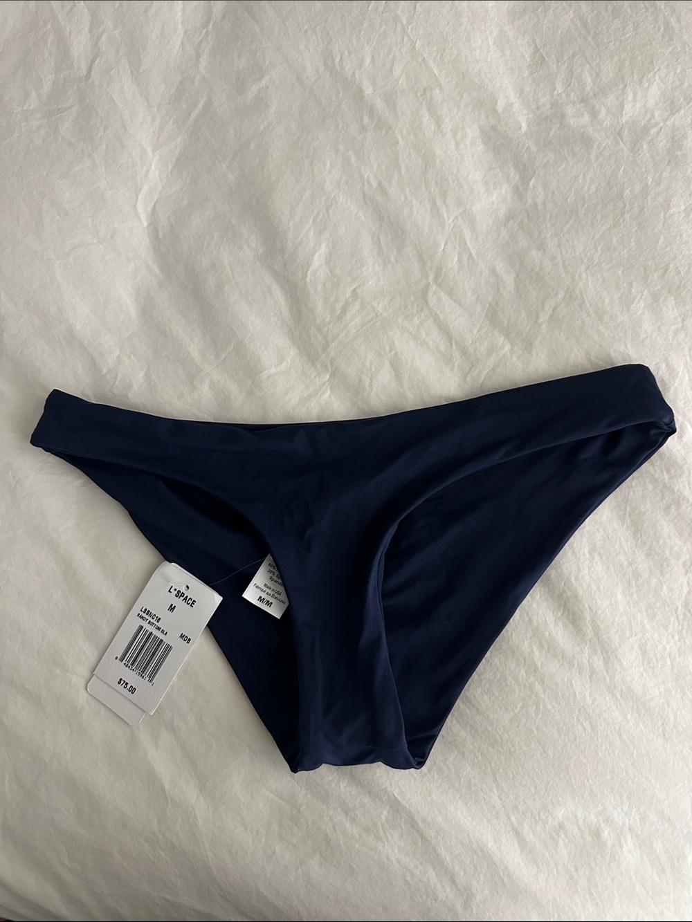 l*space Navy Bikini Bottom - Low Rise Classic